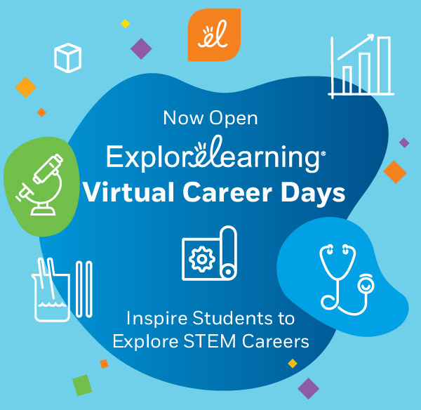 ExploreLearning Virtual Career Day promotion