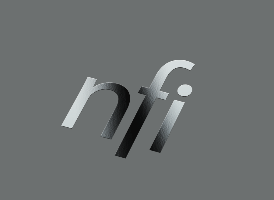 Nicolosi & Fitch logo spot varnish
